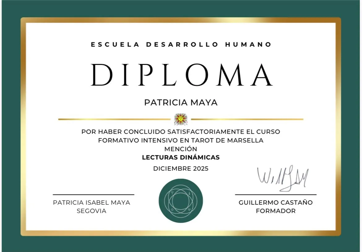 Diploma de Tarotista Oficial